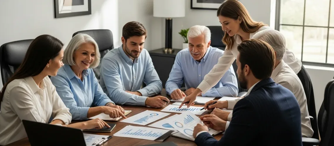 family office meeting, generational collaboration